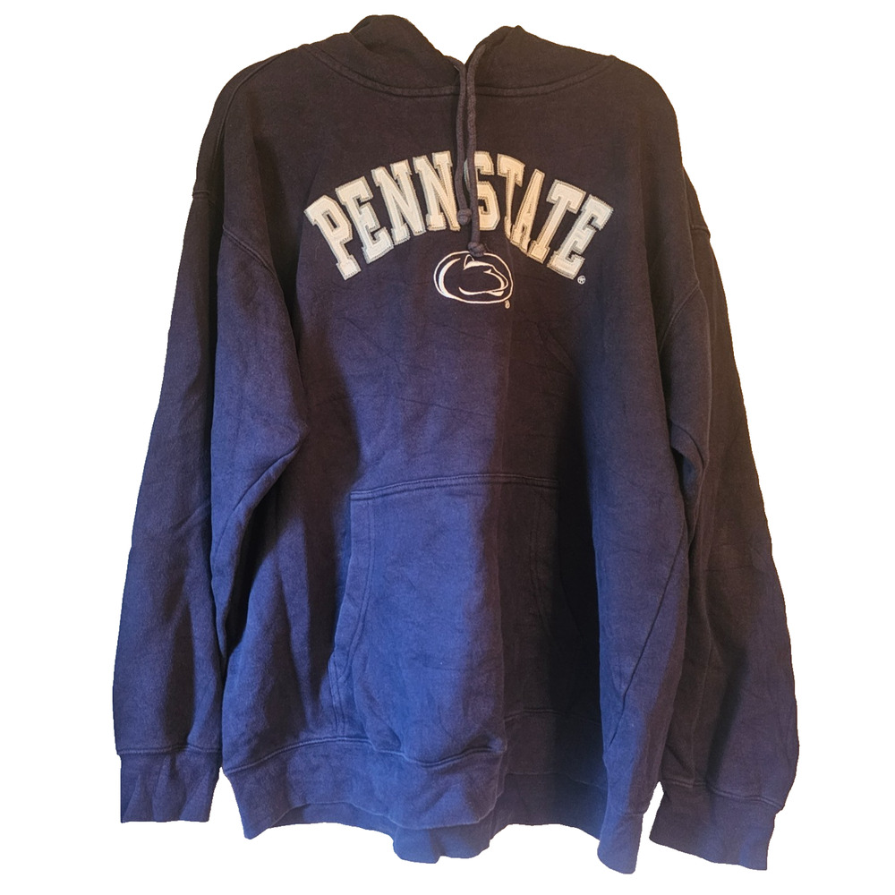 Penn State Nittany Lions Hoodie Navy Blue Pullover Sweatshirt NCAA Men’s XL